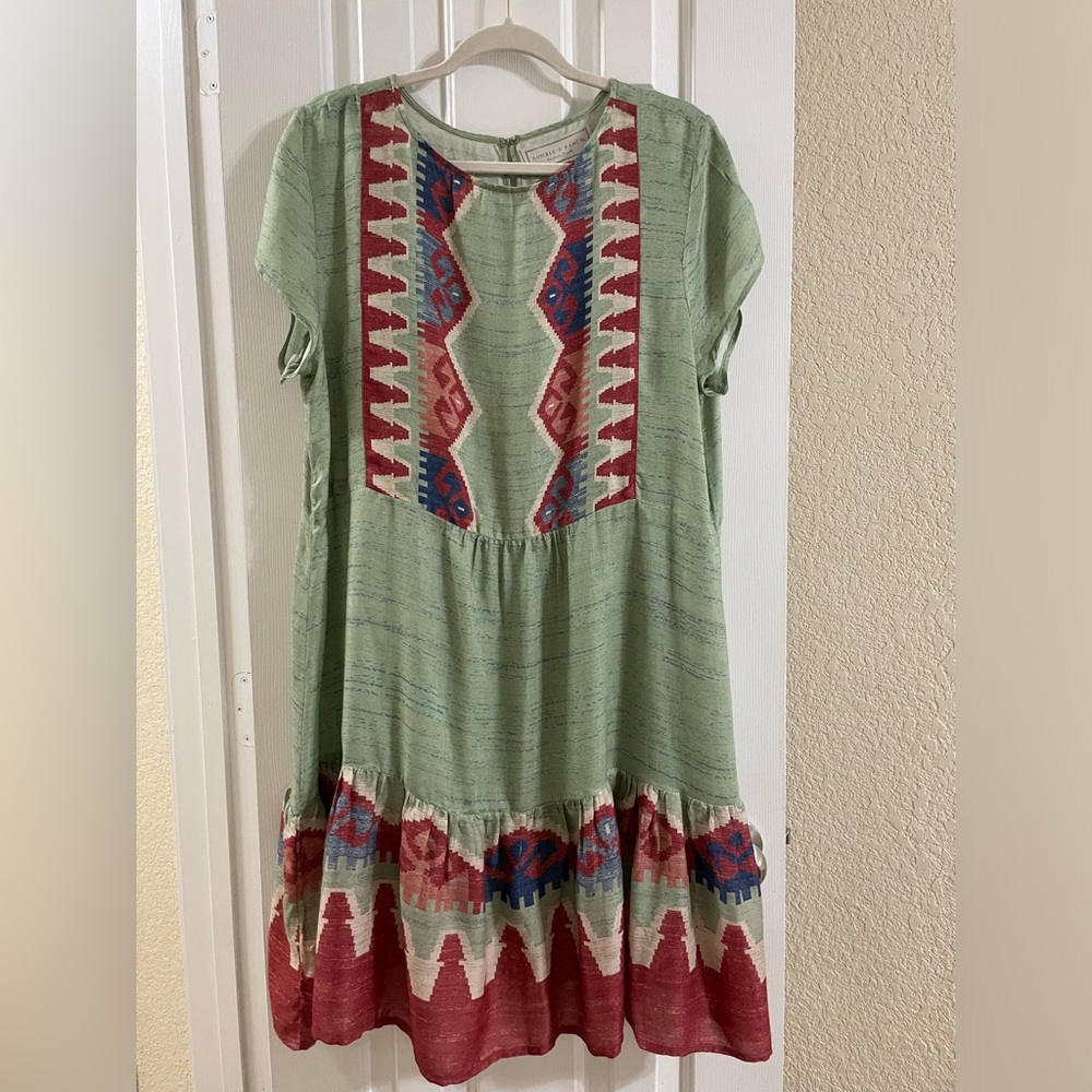 Double D Ranch dress XL green